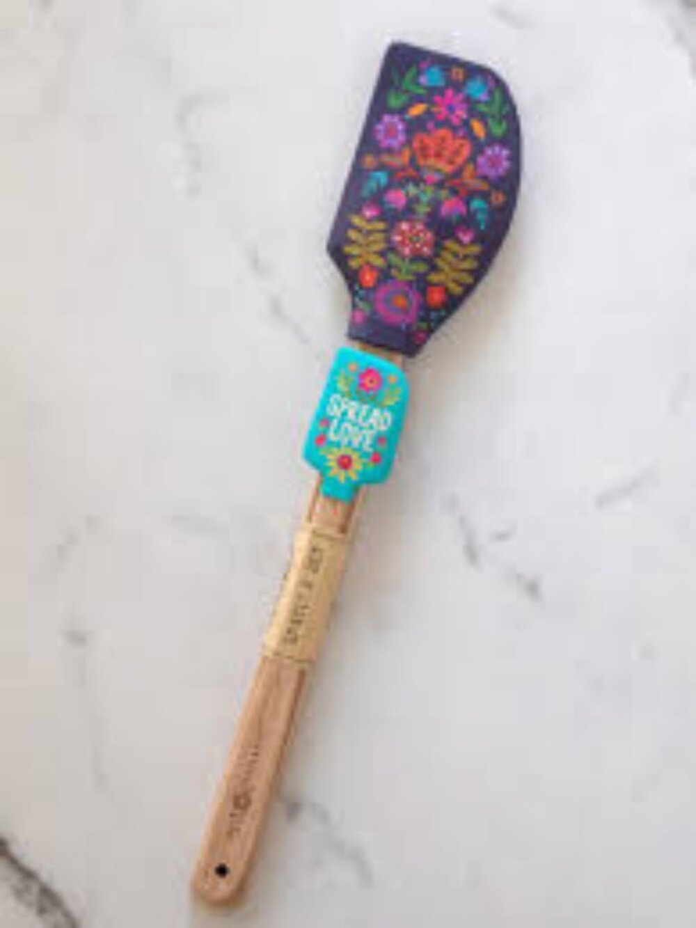 New Natural Life Spatula Set  (1 Regular 1 Mini) Flower